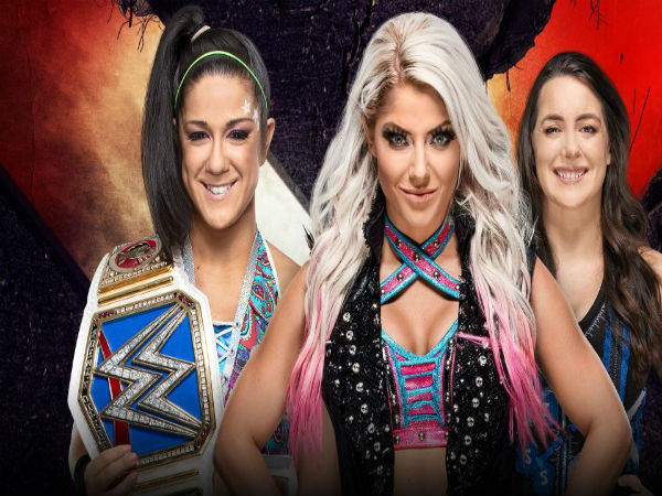 Smackdown Women's Championship Match: Bayley (c) vs. Alexa Bliss & Nikki Cross (2-on-1 Handicap Match)