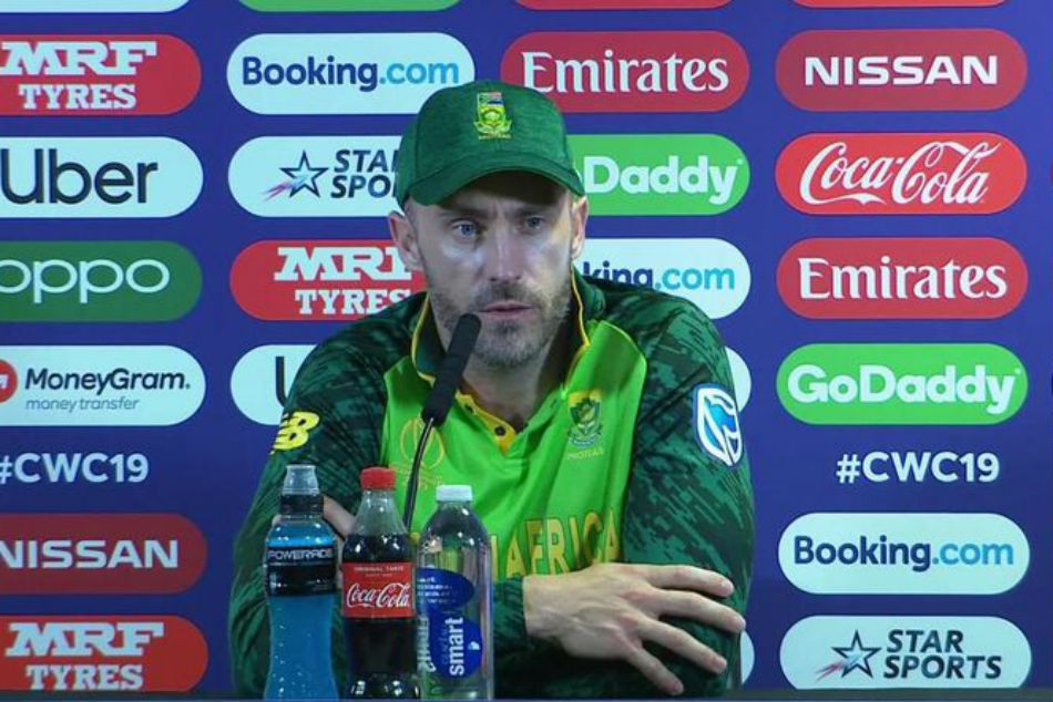 SA captain du Plessis also handled media meets well