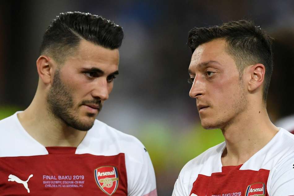 Arsenal Mesut Ozil Sead Kolasinac Premier League London Carjacking