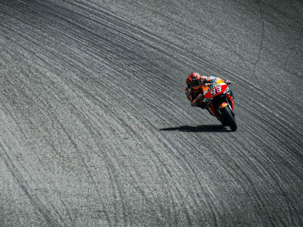 Marquez eighth