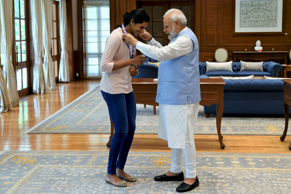 Sindhu meets PM Modi