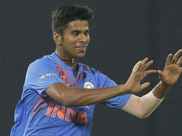 1. Washington Sundar - 18 years and 80 days