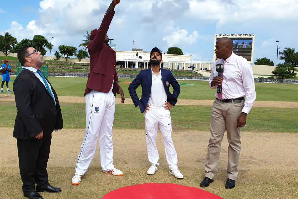 India Vs West Indies, 1st Test Jason Holder wins toss, invites Virat Kohli to bat first in