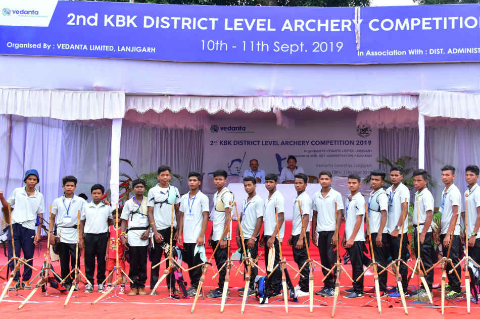 Vedanta organises 2nd KBK districtlevel Archery Competition in Odisha