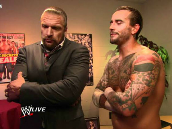 CM Punk vs. Triple H