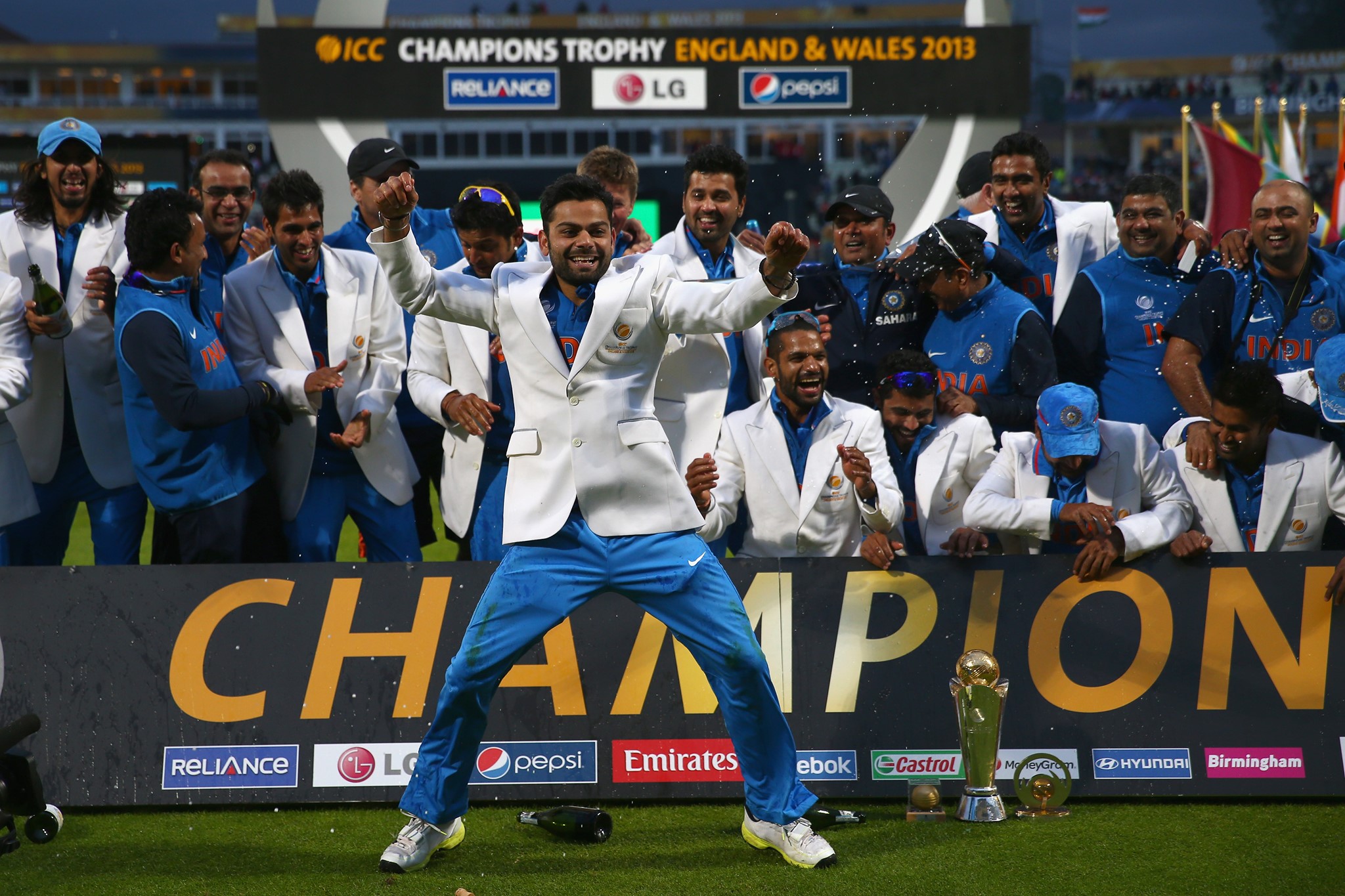 Champions Trophy win in 2013