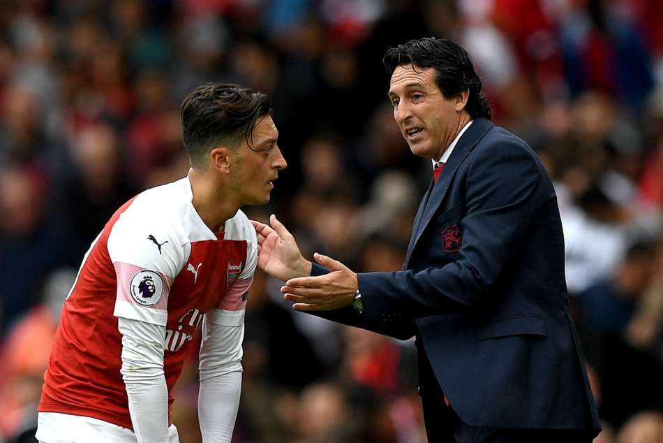 Unai Emery Mesut Ozil Lacked Qualities Aggressive Pressure