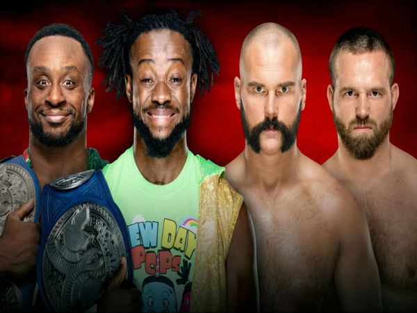 WWE SmackDown TAG TEAM Championship Ladders Match: The New Day (c) vs The Revival