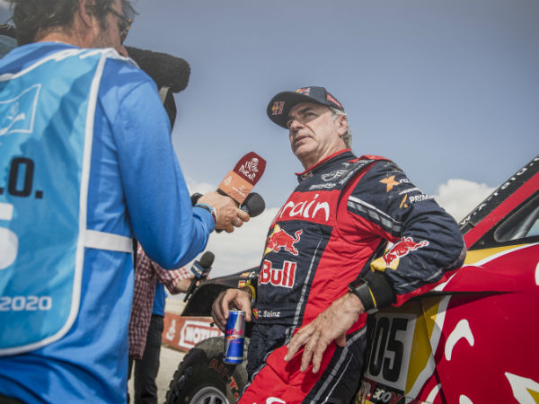 Sainz on course