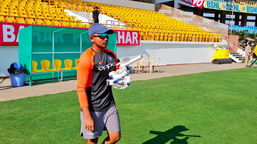 1. Prithvi Shaw