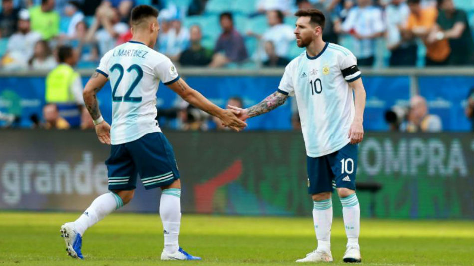 Inter Lautaro Martinez Capable Play Lionel Messi Barcelona Diego Milito