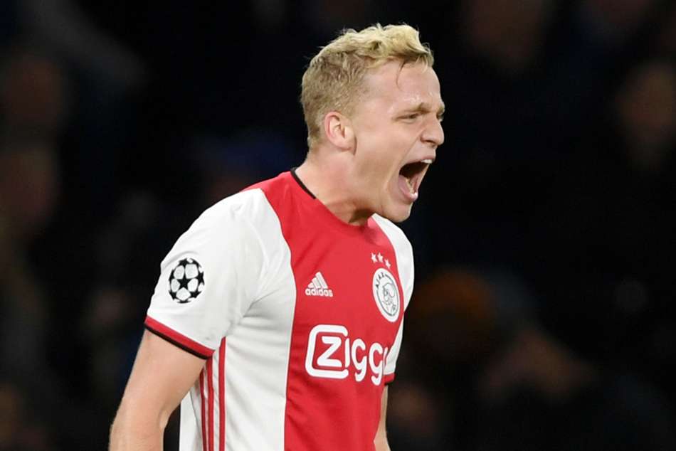 Van De Beek Man Utd Ajax Transfer News Van Der Vaart
