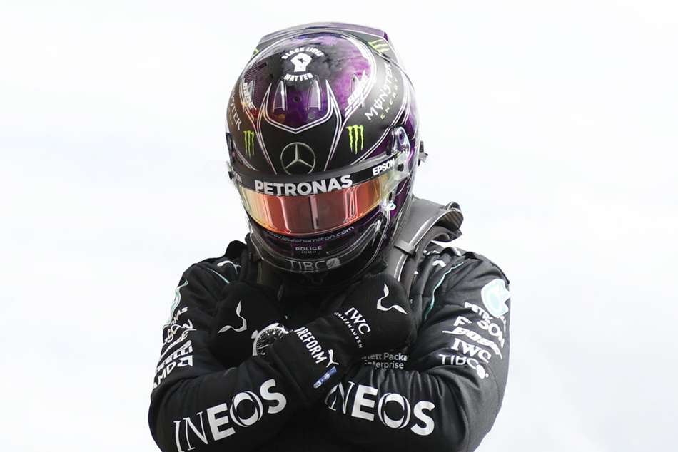 F1 2020 Lewis Hamilton Dedicates Spa Pole To Chadwick Boseman