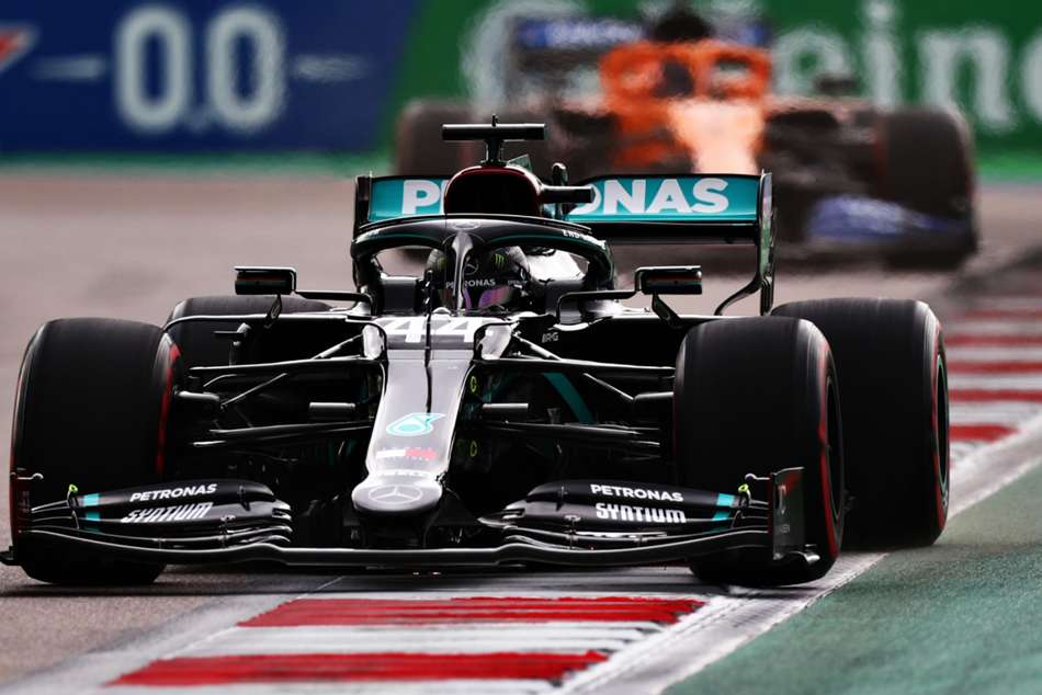 Lewis Hamilton Russian Grand Prix Pole Position Qualifying Report