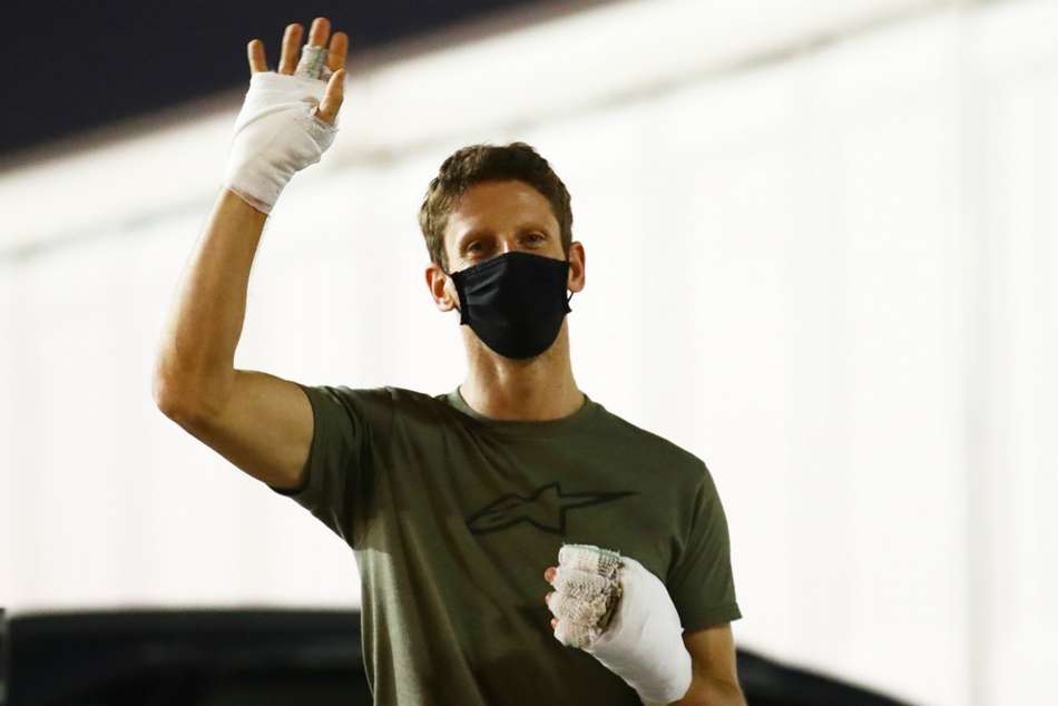 Romain Grosjean Returns Bahrain Track Charles Leclerc Feared Worst Formula One