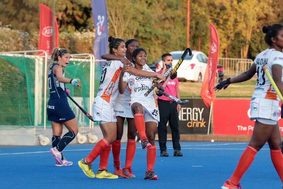 Indian Junior Women S Hockey Team Hold Chile Senior Women S Team To A 2 2 Draw