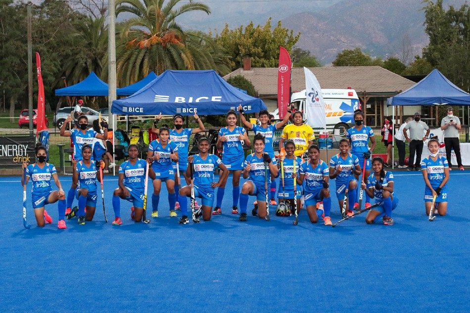 Junior Womens Hockey Beauty Dungdung Hat Trick Helps India Beat Chile 5 3