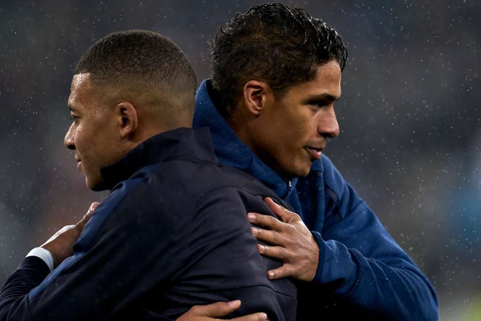 Real Madrid Varane Mbappe Psg Zidane France