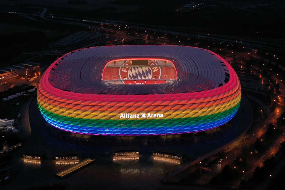 Uefa Turns Down Request Rainbow Lights At Allianz Arena Germany Hungary Euro 2020