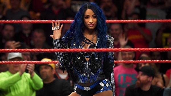 4. Sasha Banks for the title