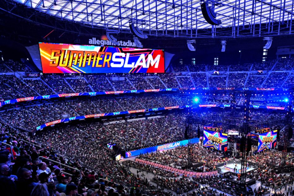 WWE SummerSlam 2021 indoor attendance record breaking venue to host Money in the Bank 2022