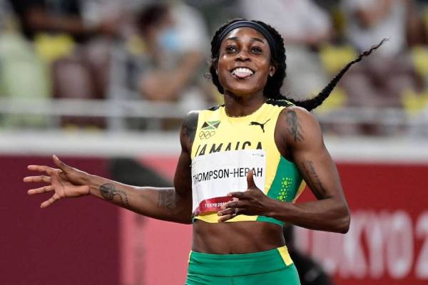 Thompson-Herah on top