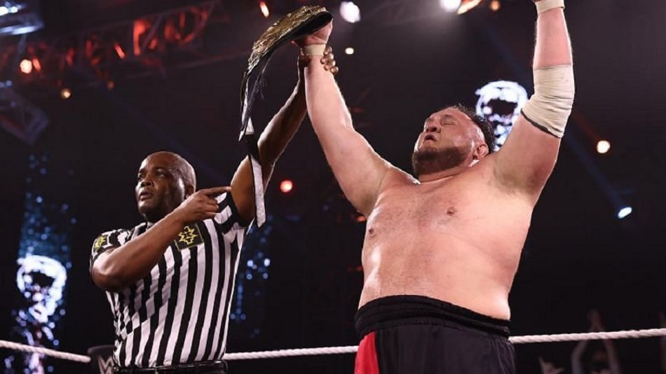 Kejuaraan WWE NXT telah dihentikan oleh Samoyo karena cedera