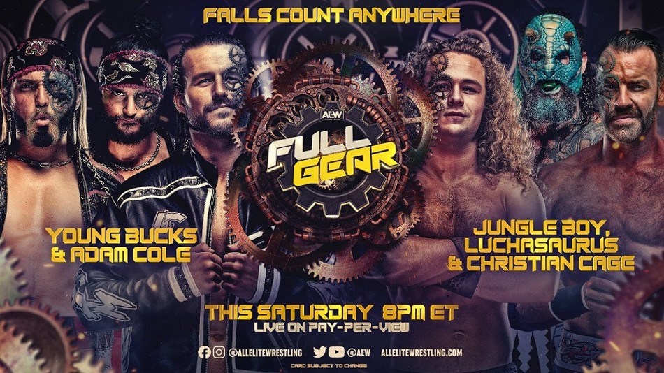 Aew Full Gear Match Card Template Get What You Need For Free