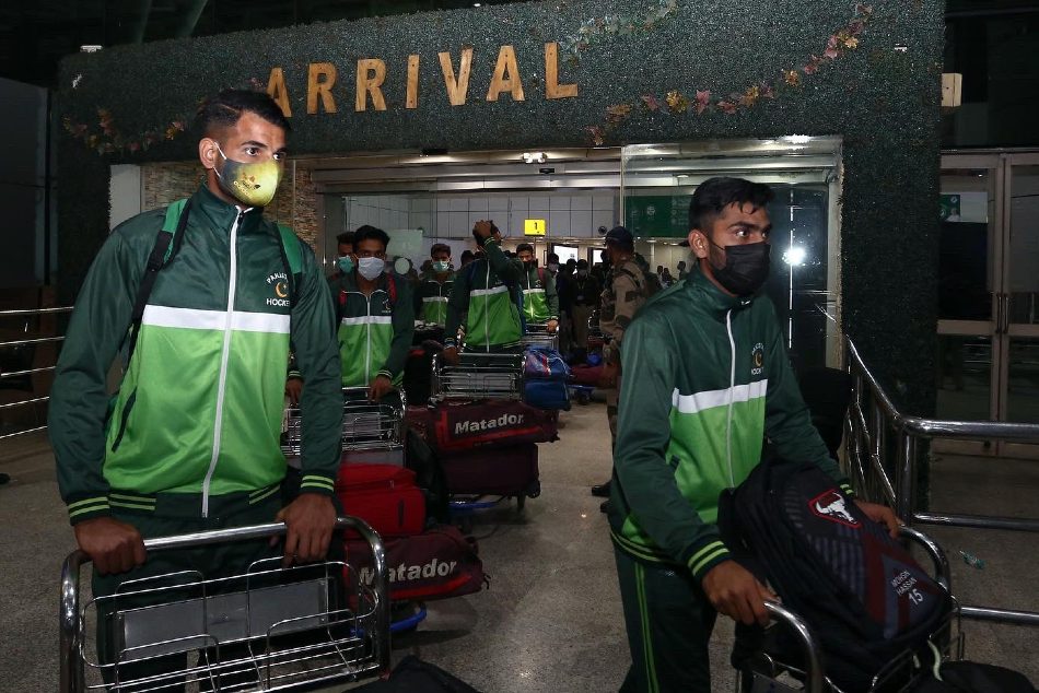 Pakistan Team Arrives In Bhubaneswar For Junior Hockey World Cup