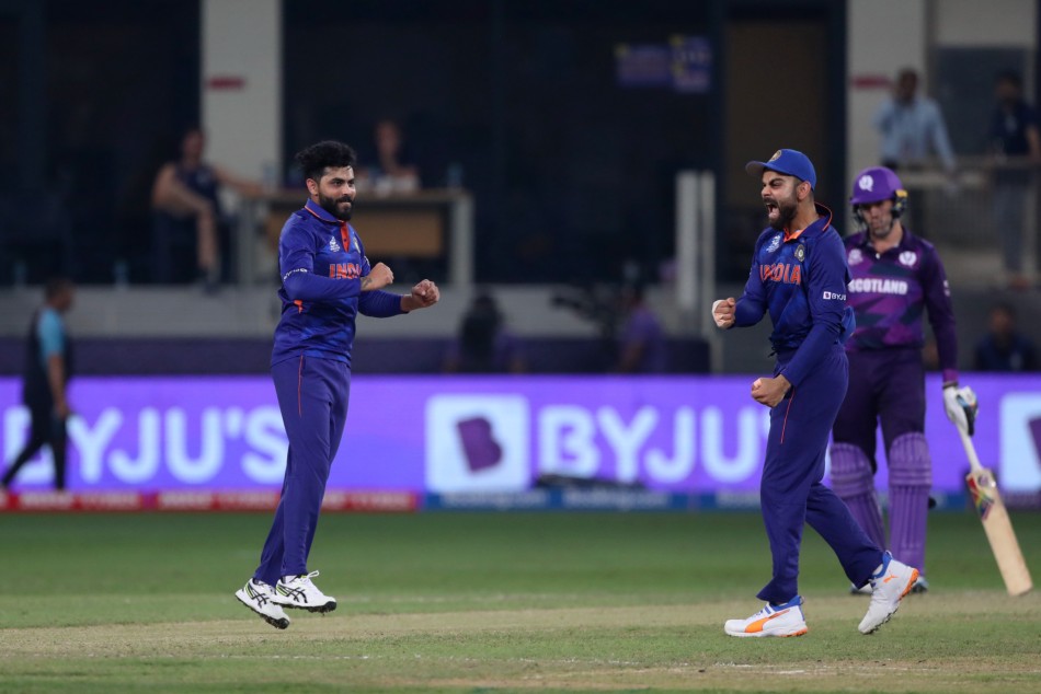 T20 World Cup: India vs Scotland: Shami, Jadeja grab three-fors as India roll over Scotland for 85