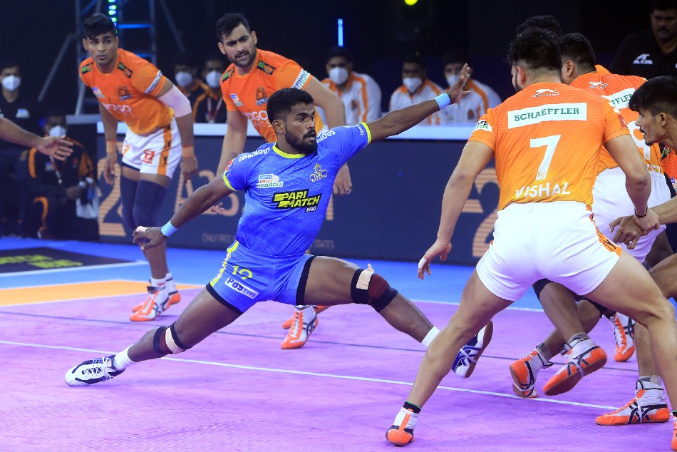 PKL 2021: Substitute Ajinkya Pawar shines as Tamil Thalaivas taste first win of season - myKhel