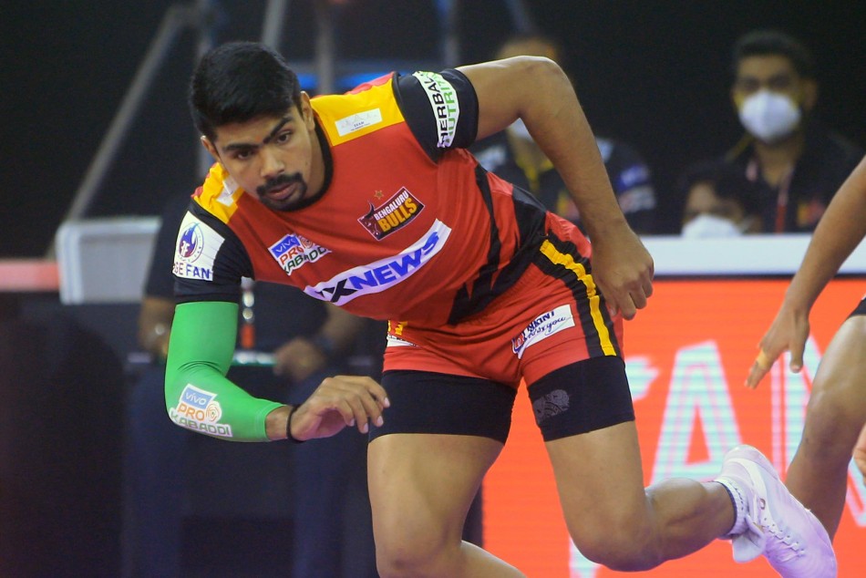 Pkl Bengaluru Bulls Beat Telugu Titans In South Indian Derby