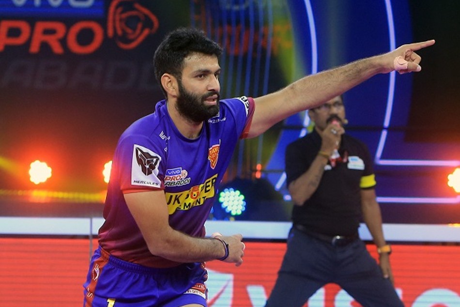 Pkl Vijay Neeraj Narwal Shine As Dabang Delhi Beat U Mumba