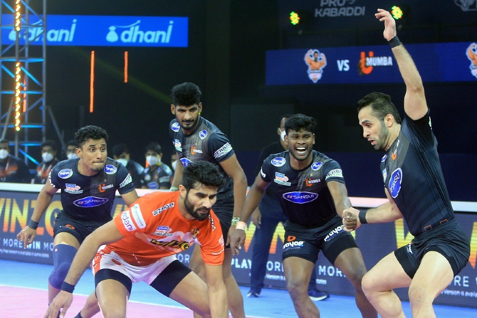 Pkl 2021 Gujarat Giants Hold U Mumba To A Thrilling Tie