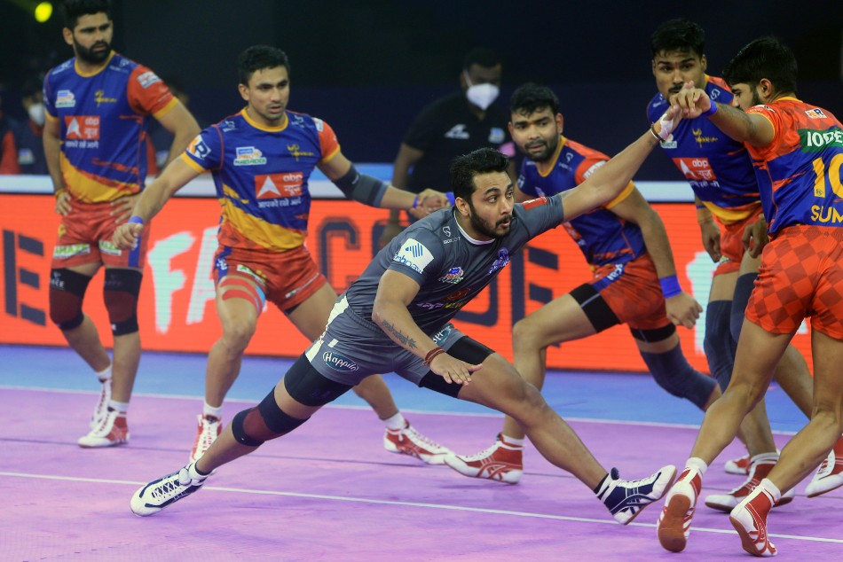 Pkl Vinay S Last Minute Raid Helps Haryana Steelers Beat U P Yoddha