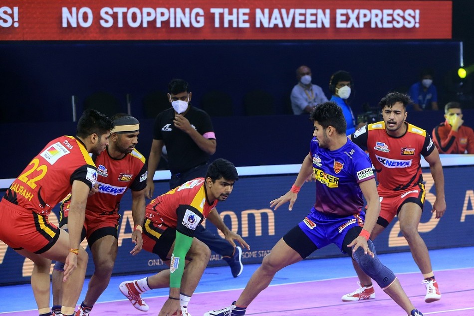 Pro Kabaddi League Season 8 Bengaluru Bulls And Dabang Delhi Share The Spoils