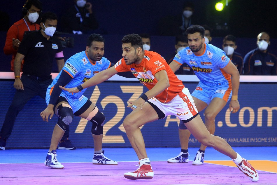Pkl Gujarat Giants Outclass Defending Champions Bengal Warriors