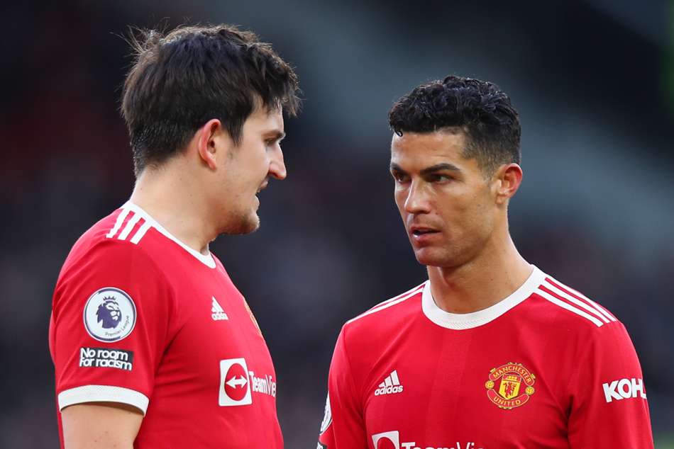 Harry Maguire Denies Captaincy Row Reports Man Utd Cristiano Ronaldo