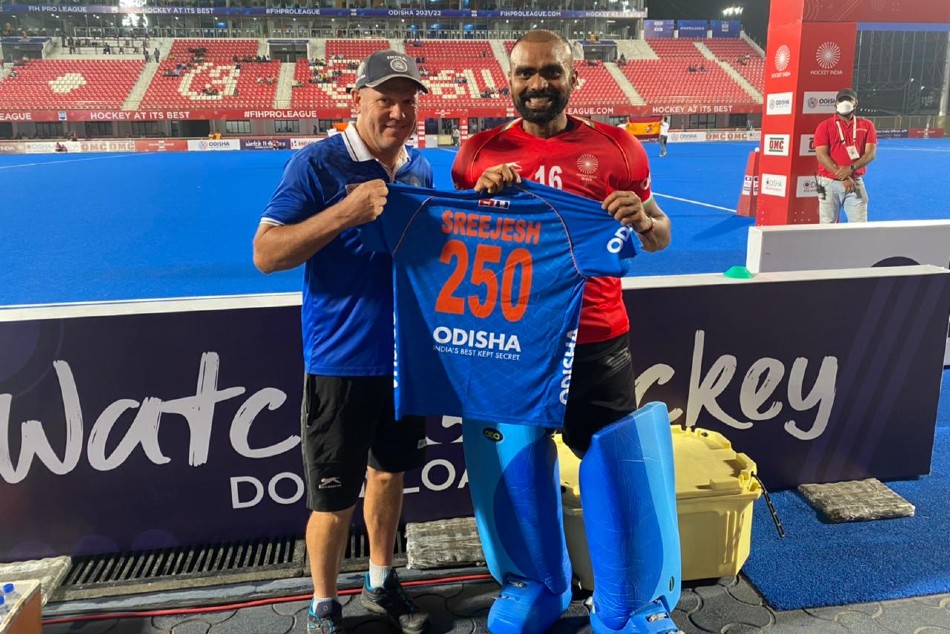 Fih Hockey Pro League Pr Sreejesh Completes 250 International Caps