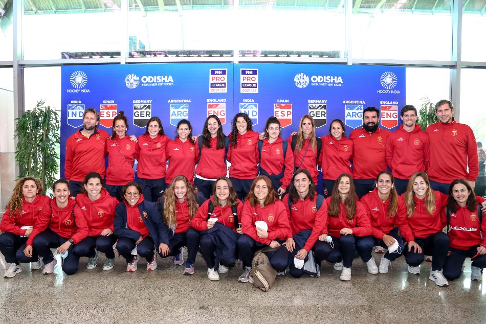 Spain Women S Team Arrive In Bhubaneswar For The Fih Hockey Pro League 2021 22 Matches Against India