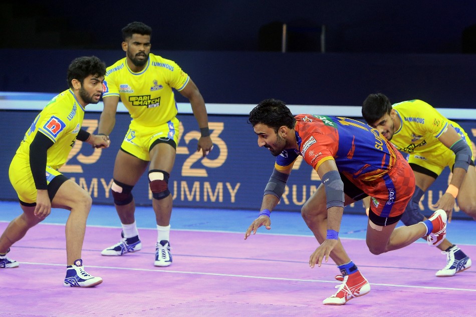 Pkl Raiders Shine As Up Yoddha Beat Tamil Thalaivas