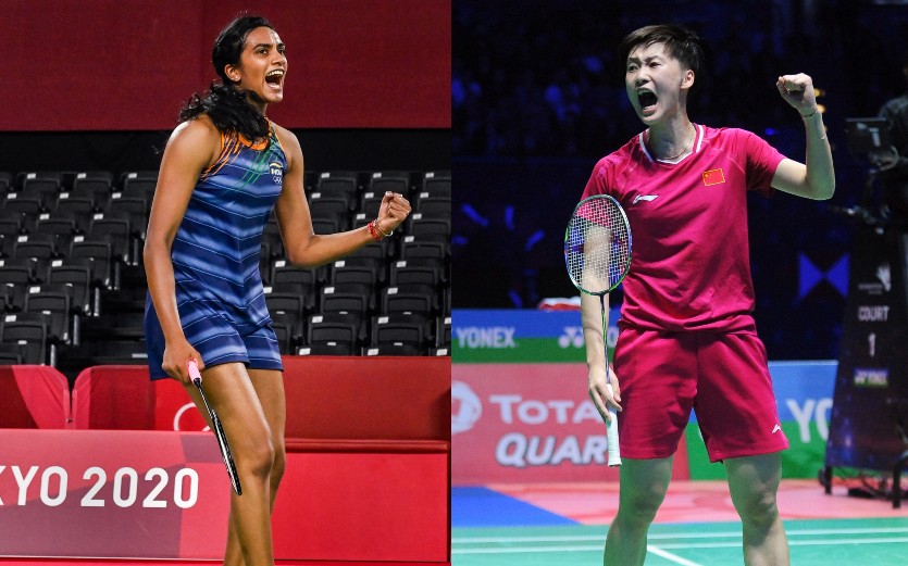PV Sindhu and Chen Yu Fei PV Sindhu and Chen Yu Fei