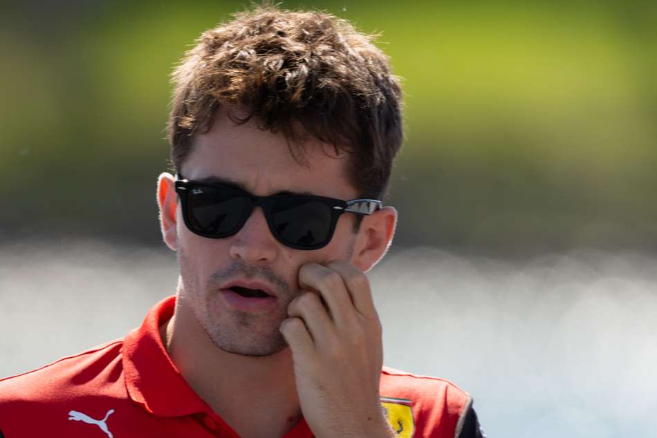 Charles Leclerc Start Back Row Canadian Grand Prix Ferrari
