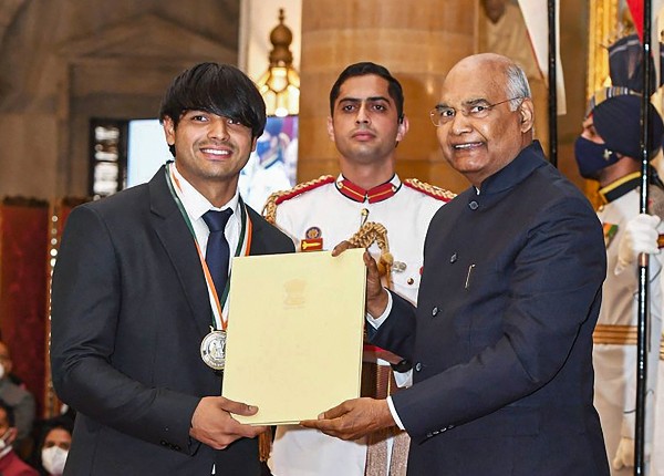 Neeraj Chopra National Awards