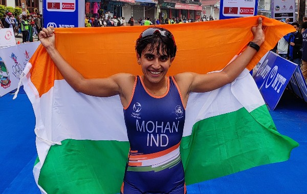Triathlon (men - 2 and women - 2) (Image Courtesy: Pragnya Mohan Twitter)