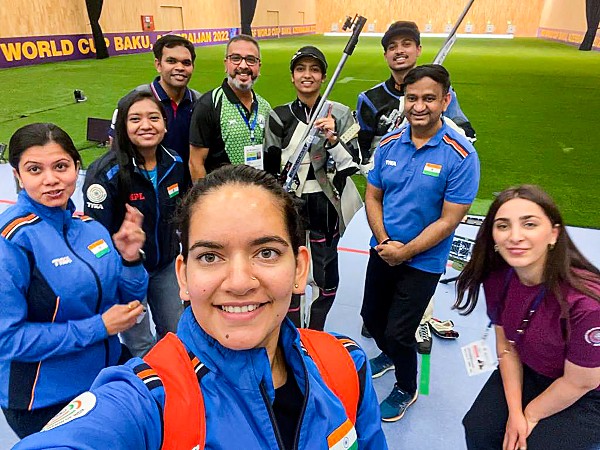 ISSF Shooting World Cup 2022: Date, Venue, List of India Medal Winners and Medal Tally 1 baku medallists 1657542030 Shooting World Cup 2022 India Medal Winners
