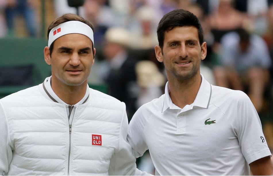 Novak Djokovic and Roger Federer Novak Djokovic and Roger Federer