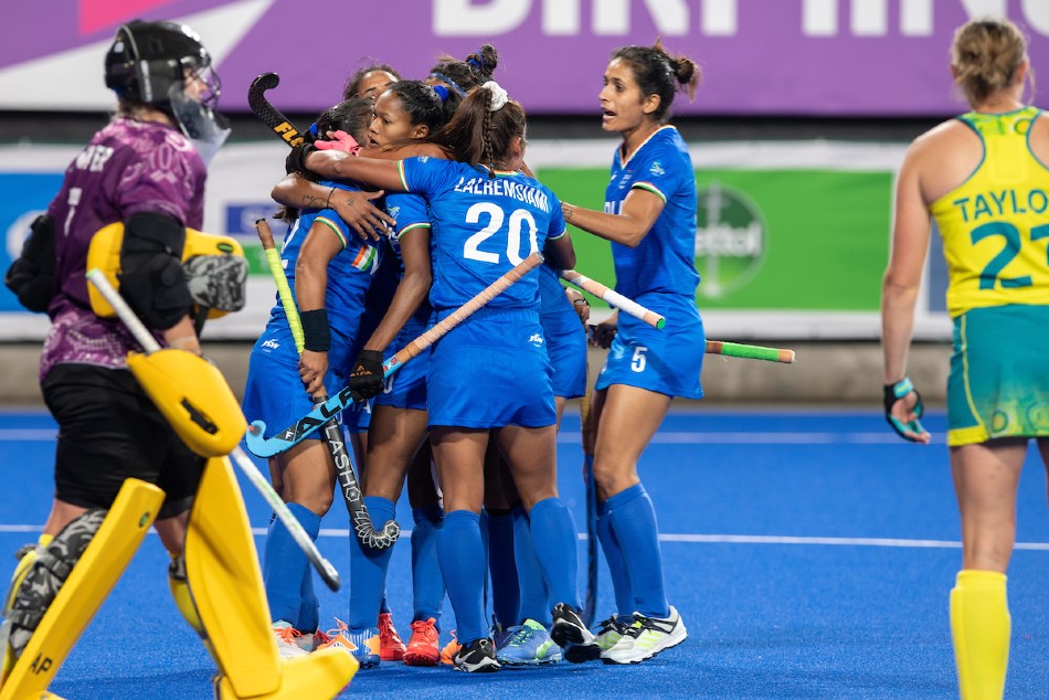 Vandana Katariya (49) scored the solitary goal for India Vandana Katariya (49) scored the solitary goal for India