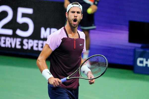 Khachanov bows out