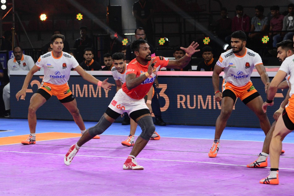 Pkl 9 Gujarat Giants Vs Puneri Paltan Highlights Superb Team Show Earns Giants First Win Of Season
